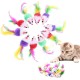 Pack of 10 Fur Pet Toy Mice Play Mouse for Cats Feather Tails for Cats Fun Play (Random Color) Pack of 10 Fur Pet Toy Mice Play Mouse for Cats Feather Tails for Cats Fun Play (Random Color)