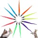 Pack of 12 Cat Wall Toy Replacement Refill Cat Worm Toy Refills Cat Wand Toy Replacement Leads Furry Tail Worm with Bells Teaser Refills for Cats, Kittens, Worm Pack of 12 Cat Wall Toy Replacement Refill Cat Worm Toy Refills Cat Wand Toy Replacement Leads Furry Tail Worm with Bells Teaser Refills for Cats, Kittens, Worm