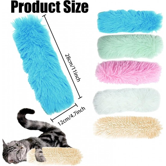 Pack of 5 catnip plush, cat plush chew toy with catnip, catnip cushion, for cats to relieve stress, clean their teeth and train their chewing skills Pack of 5 catnip plush, cat plush chew toy with catnip, catnip cushion, for cats to relieve stress, clean their teeth and train their chewing skills