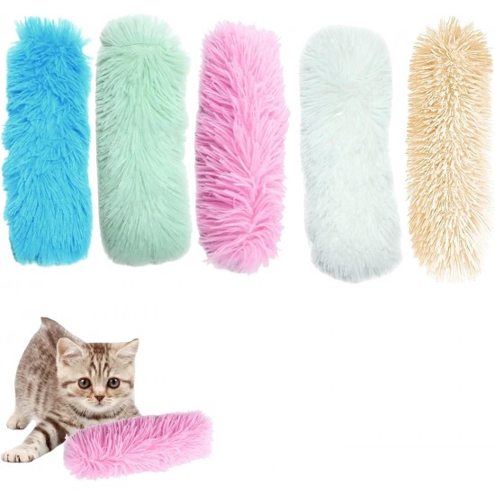 Pack of 5 catnip plush, cat plush chew toy with catnip, catnip cushion, for cats to relieve stress, clean their teeth and train their chewing skills Pack of 5 catnip plush, cat plush chew toy with catnip, catnip cushion, for cats to relieve stress, clean their teeth and train their chewing skills