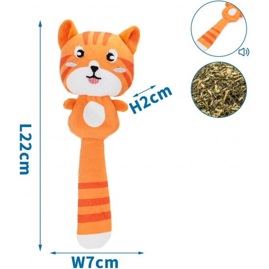 Patapalooza Katzen-Plüschtier mit Katzenminze, weich und attraktiv, ideal zum Spielen und zur Stimulation des Katzeninstinkts. Patapalooza Katzen-Plüschtier mit Katzenminze, weich und attraktiv, ideal zum Spielen und zur Stimulation des Katzeninstinkts.