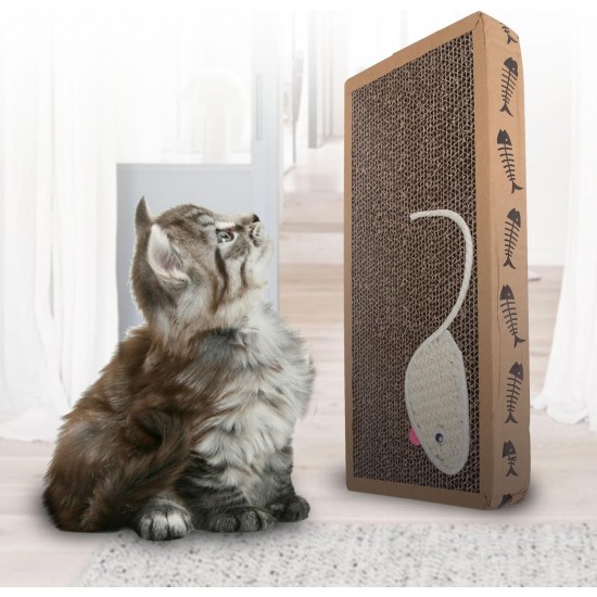 Patapalooza Kratzbaum aus Karton für Katzen: umweltfreundliches Material, interaktives Design, fördert das Spielen und die Linderung von Katzenstress, ideal zum Krallenwetzen. Patapalooza Kratzbaum aus Karton für Katzen: umweltfreundliches Material, interaktives Design, fördert das Spielen und die Linderung von Katzenstress, ideal zum Krallenwetzen.