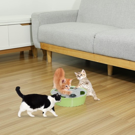 Pawaboo Cat Toy, Electric Mouse, Interactive Kitten Toy, Cat Bed, Scratching Mat, Catnip, Cute and Safe Toy, Play Ball for Small Cat Game, Biting Chewing, Blue Pawaboo Cat Toy, Electric Mouse, Interactive Kitten Toy, Cat Bed, Scratching Mat, Catnip, Cute and Safe Toy, Play Ball for Small Cat Game, Biting Chewing, Blue