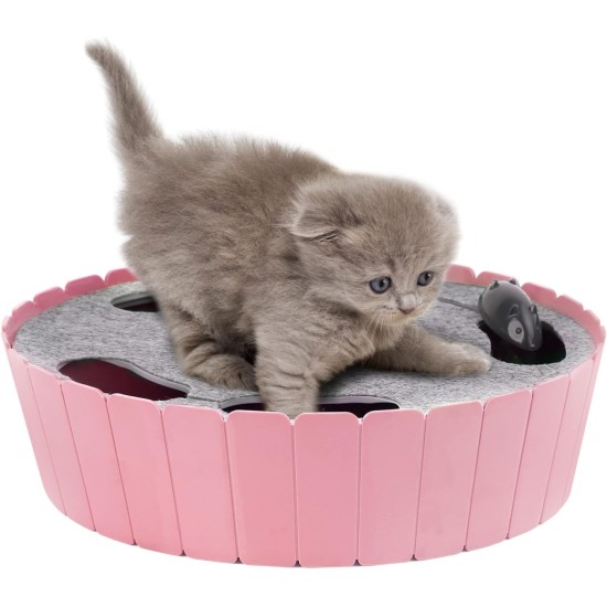 Pawaboo Cat Toy, Electric Mouse, Interactive Kitten Toy, Cat Bed, Scratching Mat, Catnip, Cute and Safe Toy, Play Ball for Small Cat Game, Biting Chewing, Blue Pawaboo Cat Toy, Electric Mouse, Interactive Kitten Toy, Cat Bed, Scratching Mat, Catnip, Cute and Safe Toy, Play Ball for Small Cat Game, Biting Chewing, Blue