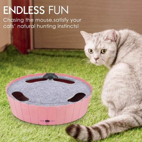 Pawaboo Cat Toy, Electric Mouse, Interactive Kitten Toy, Cat Bed, Scratching Mat, Catnip, Cute and Safe Toy, Play Ball for Small Cat Game, Biting Chewing, Blue Pawaboo Cat Toy, Electric Mouse, Interactive Kitten Toy, Cat Bed, Scratching Mat, Catnip, Cute and Safe Toy, Play Ball for Small Cat Game, Biting Chewing, Blue