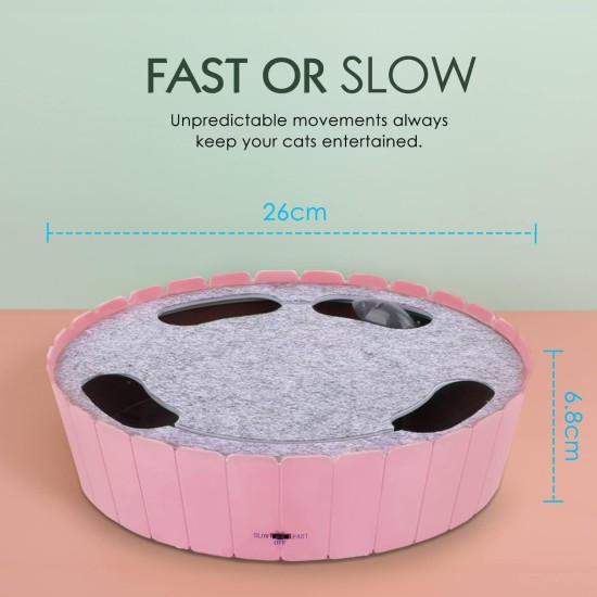Pawaboo Cat Toy, Electric Mouse, Interactive Kitten Toy, Cat Bed, Scratching Mat, Catnip, Cute and Safe Toy, Play Ball for Small Cat Game, Biting Chewing, Blue Pawaboo Cat Toy, Electric Mouse, Interactive Kitten Toy, Cat Bed, Scratching Mat, Catnip, Cute and Safe Toy, Play Ball for Small Cat Game, Biting Chewing, Blue