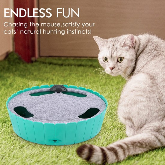 Pawaboo Cat Toy, Electric Mouse, Interactive Kitten Toy, Cat Bed, Scratching Mat, Catnip, Cute and Safe Toy, Play Ball for Small Cat Game, Biting Chewing, Blue Pawaboo Cat Toy, Electric Mouse, Interactive Kitten Toy, Cat Bed, Scratching Mat, Catnip, Cute and Safe Toy, Play Ball for Small Cat Game, Biting Chewing, Blue