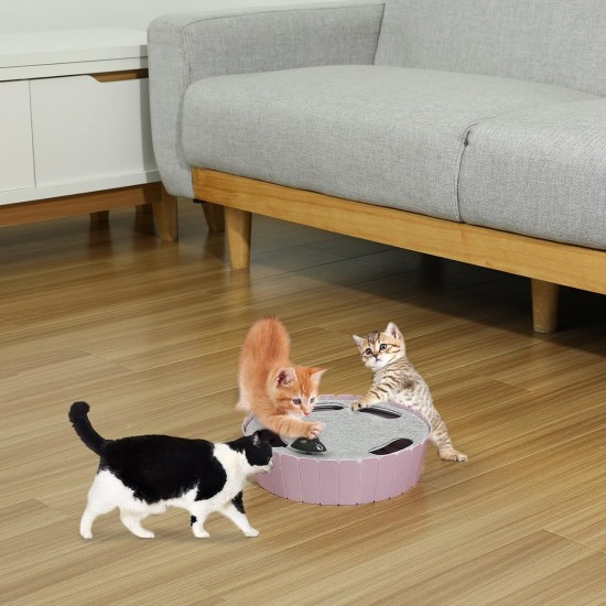 Pawaboo Cat Toy, Electric Mouse, Interactive Kitten Toy, Cat Bed, Scratching Mat, Catnip, Cute and Safe Toy, Play Ball for Small Cat Game, Biting Chewing, Blue Pawaboo Cat Toy, Electric Mouse, Interactive Kitten Toy, Cat Bed, Scratching Mat, Catnip, Cute and Safe Toy, Play Ball for Small Cat Game, Biting Chewing, Blue