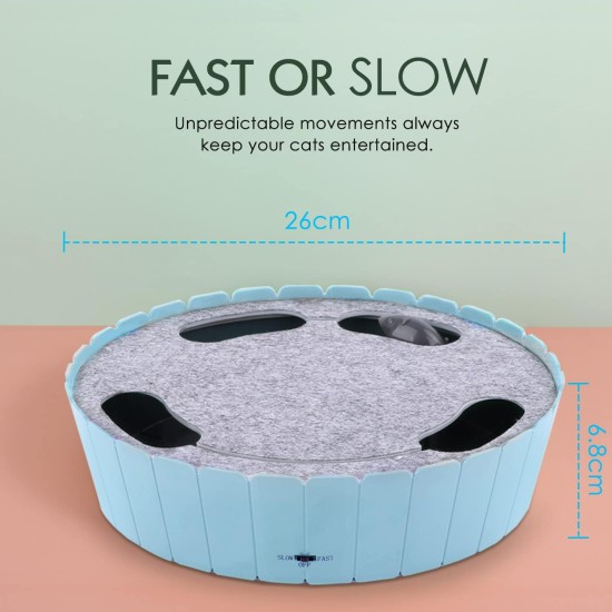 Pawaboo Cat Toy, Electric Mouse, Interactive Kitten Toy, Cat Bed, Scratching Mat, Catnip, Cute and Safe Toy, Play Ball for Small Cat Game, Biting Chewing, Blue Pawaboo Cat Toy, Electric Mouse, Interactive Kitten Toy, Cat Bed, Scratching Mat, Catnip, Cute and Safe Toy, Play Ball for Small Cat Game, Biting Chewing, Blue