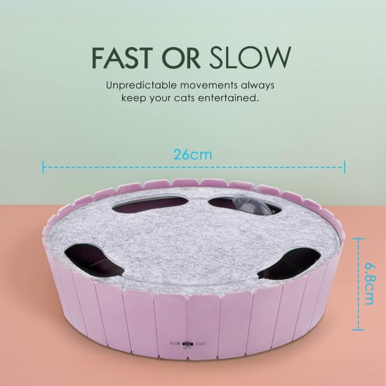 Pawaboo Cat Toy, Electric Mouse, Interactive Kitten Toy, Cat Bed, Scratching Mat, Catnip, Cute and Safe Toy, Play Ball for Small Cat Game, Biting Chewing, Blue Pawaboo Cat Toy, Electric Mouse, Interactive Kitten Toy, Cat Bed, Scratching Mat, Catnip, Cute and Safe Toy, Play Ball for Small Cat Game, Biting Chewing, Blue