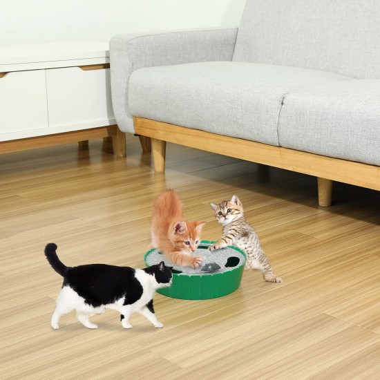 Pawaboo Cat Toy, Electric Mouse, Interactive Kitten Toy, Cat Bed, Scratching Mat, Catnip, Cute and Safe Toy, Play Ball for Small Cat Game, Biting Chewing, Blue Pawaboo Cat Toy, Electric Mouse, Interactive Kitten Toy, Cat Bed, Scratching Mat, Catnip, Cute and Safe Toy, Play Ball for Small Cat Game, Biting Chewing, Blue