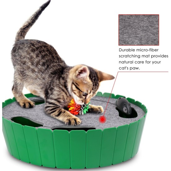 Pawaboo Cat Toy, Electric Mouse, Interactive Kitten Toy, Cat Bed, Scratching Mat, Catnip, Cute and Safe Toy, Play Ball for Small Cat Game, Biting Chewing, Blue Pawaboo Cat Toy, Electric Mouse, Interactive Kitten Toy, Cat Bed, Scratching Mat, Catnip, Cute and Safe Toy, Play Ball for Small Cat Game, Biting Chewing, Blue