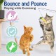 Pawaboo Interactive Cat Toy, Retractable Cat Fishing Rod with 3 Replacement Fishing Lures Made of Feathers and Bells, Adjustable Line Length, Feather Teaser for Cats Kittens Fun Pawaboo Interactive Cat Toy, Retractable Cat Fishing Rod with 3 Replacement Fishing Lures Made of Feathers and Bells, Adjustable Line Length, Feather Teaser for Cats Kittens Fun