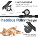 Pawaboo Interactive Cat Toy, Retractable Cat Fishing Rod with 3 Replacement Fishing Lures Made of Feathers and Bells, Adjustable Line Length, Feather Teaser for Cats Kittens Fun Pawaboo Interactive Cat Toy, Retractable Cat Fishing Rod with 3 Replacement Fishing Lures Made of Feathers and Bells, Adjustable Line Length, Feather Teaser for Cats Kittens Fun