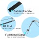 Pawaboo Interactive Cat Toy, Retractable Cat Fishing Rod with 3 Replacement Fishing Lures Made of Feathers and Bells, Adjustable Line Length, Feather Teaser for Cats Kittens Fun Pawaboo Interactive Cat Toy, Retractable Cat Fishing Rod with 3 Replacement Fishing Lures Made of Feathers and Bells, Adjustable Line Length, Feather Teaser for Cats Kittens Fun