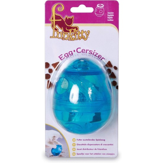 PetSafe Funkitty Interactive Fitness Cat Toy for Dry Food and Treats for Cats and Kittens PetSafe Funkitty Interactive Fitness Cat Toy for Dry Food and Treats for Cats and Kittens
