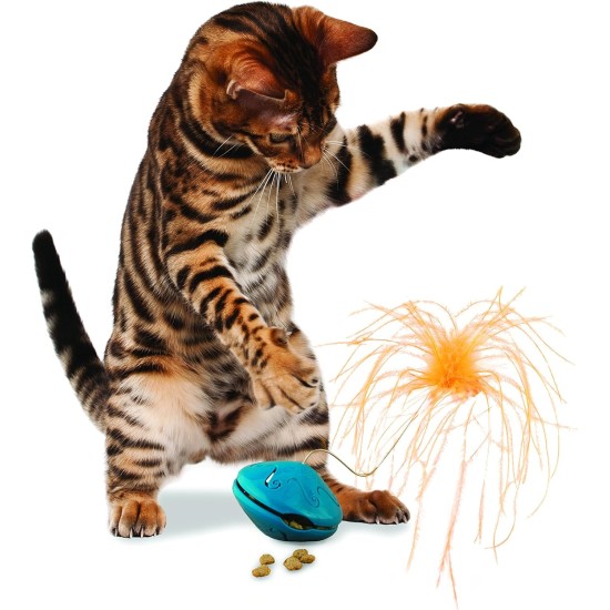 PetSafe Funkitty Interactive Fitness Cat Toy for Dry Food and Treats for Cats and Kittens PetSafe Funkitty Interactive Fitness Cat Toy for Dry Food and Treats for Cats and Kittens