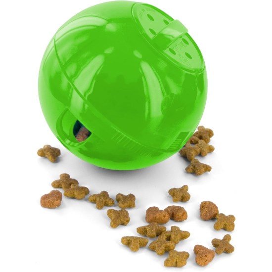 PetSafe SlimCat Food Ball, Snack Ball for Cats, for Playful Weight Control, 150 ml Dry Food, Blue PetSafe SlimCat Food Ball, Snack Ball for Cats, for Playful Weight Control, 150 ml Dry Food, Blue