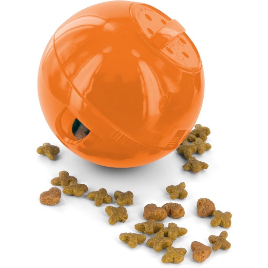 PetSafe SlimCat Food Ball, Snack Ball for Cats, for Playful Weight Control, 150 ml Dry Food, Blue PetSafe SlimCat Food Ball, Snack Ball for Cats, for Playful Weight Control, 150 ml Dry Food, Blue