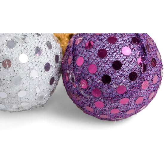 Petface Glitter Balls Cat Toy (Pack of 3) Petface Glitter Balls Cat Toy (Pack of 3)