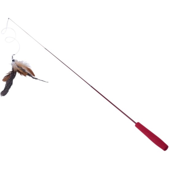 Petface Retractable Feather and Bell Wand Cat Toy Petface Retractable Feather and Bell Wand Cat Toy