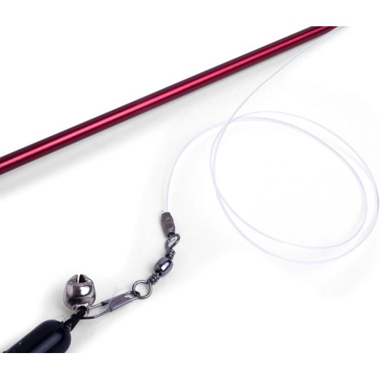 Petface Retractable Feather and Bell Wand Cat Toy Petface Retractable Feather and Bell Wand Cat Toy