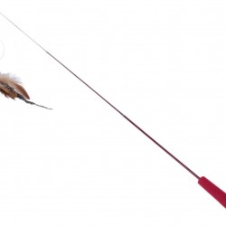 Petface Retractable Feather and Bell Wand Cat Toy Petface Retractable Feather and Bell Wand Cat Toy