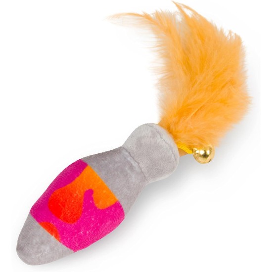 Petface Retro Lava Lamp Plush Cat Toy Petface Retro Lava Lamp Plush Cat Toy