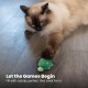 Petstages Lil' Avocato - Cat Toy - Dental Care - Avocado - Catnip - Green - One Size