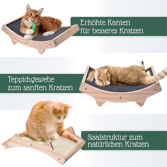 Pfotenolymp Cat Scratching Post - Interactive Cat Scratching Post for House Cats - Cat Toy Scratching Post, Cat Nail Scratcher with Toy Ball - Cat Play Station - Scratching Post for Interaction Pfotenolymp Cat Scratching Post - Interactive Cat Scratching Post for House Cats - Cat Toy Scratching Post, Cat Nail Scratcher with Toy Ball - Cat Play Station - Scratching Post for Interaction