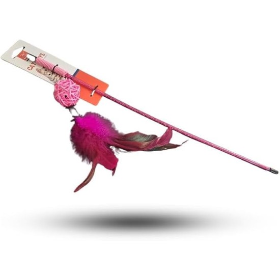 Piumer Cat Toy with Feather and Bell, Interactive Cat Toy, Tumbler Cat Toys Active Toy Piumer Cat Toy with Feather and Bell, Interactive Cat Toy, Tumbler Cat Toys Active Toy