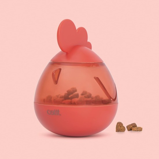 Pixi Snack Dispenser, Treat Dispenser, Snack Ball, Feeder Ball, Treat Ball for Cats, Cockerel Design Pixi Snack Dispenser, Treat Dispenser, Snack Ball, Feeder Ball, Treat Ball for Cats, Cockerel Design