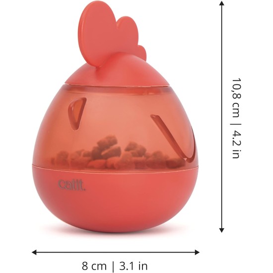Pixi Snack Dispenser, Treat Dispenser, Snack Ball, Feeder Ball, Treat Ball for Cats, Cockerel Design Pixi Snack Dispenser, Treat Dispenser, Snack Ball, Feeder Ball, Treat Ball for Cats, Cockerel Design