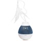 Pixi Spinner Treat Dispenser Snack Dispenser Interactive Cat Toy White & Blue Pixi Spinner Treat Dispenser Snack Dispenser Interactive Cat Toy White & Blue