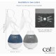 Pixi Spinner Treat Dispenser Snack Dispenser Interactive Cat Toy White & Blue Pixi Spinner Treat Dispenser Snack Dispenser Interactive Cat Toy White & Blue