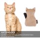 Plush Cat Toy with Bell, Cuddly Cushion for Cats, Toy Plush Toys, Cuddly Toy for Cats, Plush Cat, Toy for Kittens (Red) Plush Cat Toy with Bell, Cuddly Cushion for Cats, Toy Plush Toys, Cuddly Toy for Cats, Plush Cat, Toy for Kittens (Red)