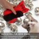 Plush Cat Toy with Bell, Cuddly Cushion for Cats, Toy Plush Toys, Cuddly Toy for Cats, Plush Cat, Toy for Kittens (Red) Plush Cat Toy with Bell, Cuddly Cushion for Cats, Toy Plush Toys, Cuddly Toy for Cats, Plush Cat, Toy for Kittens (Red)