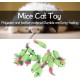 Qcwwy 11 Piece Mouse Cat Toy, Cat Toy Mice Rattle Set, Interactive Cat Toy, Catnip, Pre-Filled Cat Mouse Toy for Cats, Kittens, Interactive Play Qcwwy 11 Piece Mouse Cat Toy, Cat Toy Mice Rattle Set, Interactive Cat Toy, Catnip, Pre-Filled Cat Mouse Toy for Cats, Kittens, Interactive Play