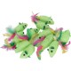 Qcwwy 11 Piece Mouse Cat Toy, Cat Toy Mice Rattle Set, Interactive Cat Toy, Catnip, Pre-Filled Cat Mouse Toy for Cats, Kittens, Interactive Play Qcwwy 11 Piece Mouse Cat Toy, Cat Toy Mice Rattle Set, Interactive Cat Toy, Catnip, Pre-Filled Cat Mouse Toy for Cats, Kittens, Interactive Play