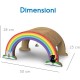Record - Cardboard Cat Scratching Post with Catnip - Play with Colourful Balls - Rectangular Shape - Dimensions: 48 x 25 x 5 cm - Colour Havana - Psycho-Physical Wellbeing Record - Cardboard Cat Scratching Post with Catnip - Play with Colourful Balls - Rectangular Shape - Dimensions: 48 x 25 x 5 cm - Colour Havana - Psycho-Physical Wellbeing