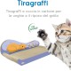 Record - Cardboard Cat Scratching Post with Catnip - Play with Colourful Balls - Rectangular Shape - Dimensions: 48 x 25 x 5 cm - Colour Havana - Psycho-Physical Wellbeing Record - Cardboard Cat Scratching Post with Catnip - Play with Colourful Balls - Rectangular Shape - Dimensions: 48 x 25 x 5 cm - Colour Havana - Psycho-Physical Wellbeing
