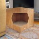 Record Cactus Cat Scratching Post 4-in-1 Function Cardboard Material with Catnip for Cats, Colour Havana, Size 35 x 90 cm