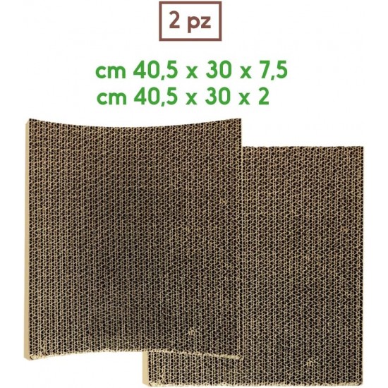 Record Cactus Cat Scratching Post 4-in-1 Function Cardboard Material with Catnip for Cats, Colour Havana, Size 35 x 90 cm Record Cactus Cat Scratching Post 4-in-1 Function Cardboard Material with Catnip for Cats, Colour Havana, Size 35 x 90 cm