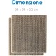 Record Cactus Cat Scratching Post 4-in-1 Function Cardboard Material with Catnip for Cats, Colour Havana, Size 35 x 90 cm