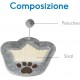 Record Cactus Cat Scratching Post 4-in-1 Function Cardboard Material with Catnip for Cats, Colour Havana, Size 35 x 90 cm