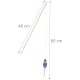 Relaxdays Cat Fishing Rod with Mouse, Set of 5, Interactive Cat Toy, 106 cm Long, Activity Cats & Kittens, Colourful Relaxdays Cat Fishing Rod with Mouse, Set of 5, Interactive Cat Toy, 106 cm Long, Activity Cats & Kittens, Colourful