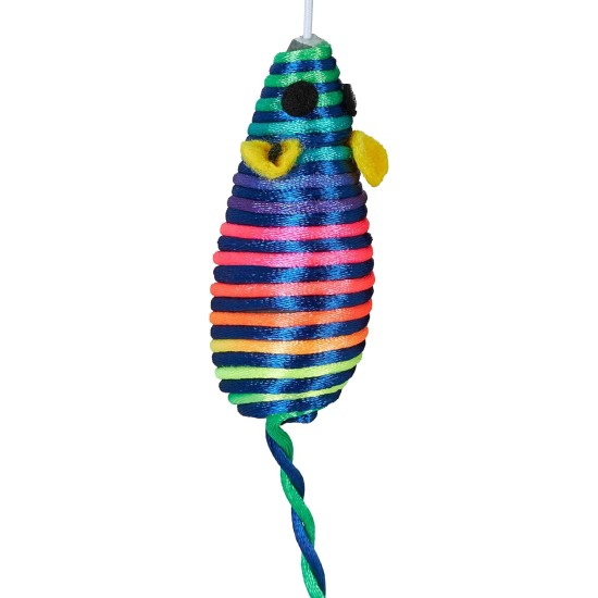 Relaxdays Cat Fishing Rod with Mouse, Set of 5, Interactive Cat Toy, 106 cm Long, Activity Cats & Kittens, Colourful Relaxdays Cat Fishing Rod with Mouse, Set of 5, Interactive Cat Toy, 106 cm Long, Activity Cats & Kittens, Colourful