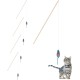 Relaxdays Cat Fishing Rod with Mouse, Set of 5, Interactive Cat Toy, 106 cm Long, Activity Cats & Kittens, Colourful Relaxdays Cat Fishing Rod with Mouse, Set of 5, Interactive Cat Toy, 106 cm Long, Activity Cats & Kittens, Colourful