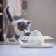Relaxdays Cat Toy Butterfly and Ball, H x D: 33.5 x 22 cm, Interactive Cat Carousel, Cat Round 360°, White Relaxdays Cat Toy Butterfly and Ball, H x D: 33.5 x 22 cm, Interactive Cat Carousel, Cat Round 360°, White