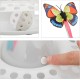 Relaxdays Cat Toy Butterfly and Ball, H x D: 33.5 x 22 cm, Interactive Cat Carousel, Cat Round 360°, White Relaxdays Cat Toy Butterfly and Ball, H x D: 33.5 x 22 cm, Interactive Cat Carousel, Cat Round 360°, White